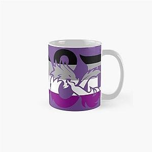 Asexual Flag Mugs - Asexual Pride Dungeons and Dragons Logo Classic Mug RB1901