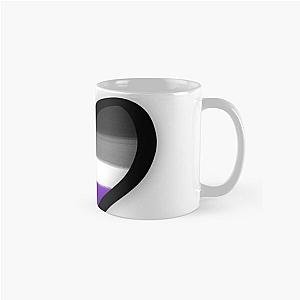 Asexual Flag Mugs - Asexual Heart Classic Mug RB1901