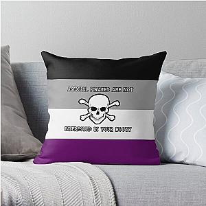 Asexual Flag Pillows - Asexual Pirates Throw Pillow RB1901