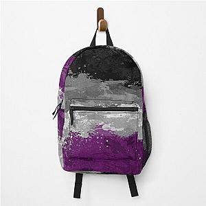 Asexual Flag Backpacks - Asexual Paint Splatter Flag Backpack RB1901