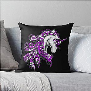 Asexual Flag Pillows - Asexual Unicorn Throw Pillow RB1901