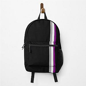 Asexual Flag Backpacks - Minimal Asexual Stripe  Backpack RB1901