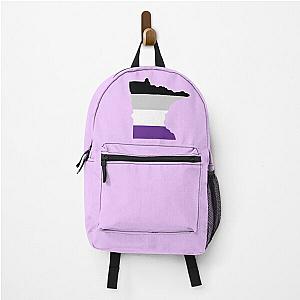 Asexual Flag Backpacks - Minnesota Asexual Pride Backpack RB1901