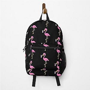 Asexual Flag Backpacks - Flamingo with Asexual Flag For Asexuals Backpack RB1901