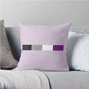 Asexual Flag Pillows - Subtle Asexual Flag  Throw Pillow RB1901