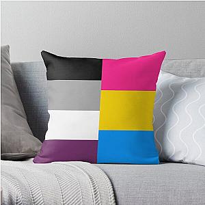 Asexual Flag Pillows - Panromantic Asexual Flag Throw Pillow RB1901