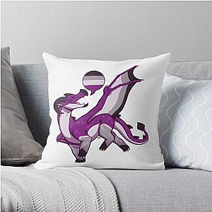 Asexual Flag Pillows - Asexual Pride Flag Dragon (2nd Edition) Throw Pillow RB1901