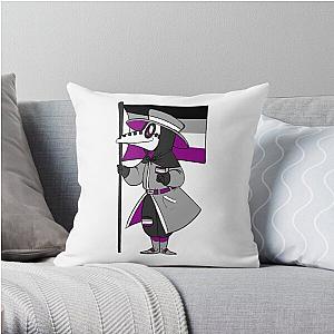 Asexual Flag Pillows - Asexual Pride Plague Doctor Throw Pillow RB1901