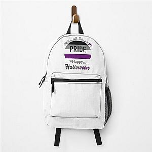 Asexual Flag Backpacks - Asexual Pride Flag Halloween design for ace romantic Backpack RB1901