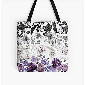 Asexual Flag Bags - Flowers for Asexuals LGBTQ+ All Over Print Tote Bag RB1901