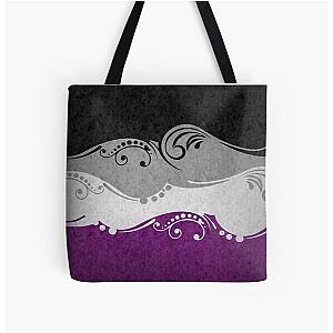 Asexual Flag Bags - Asexual Ornamental Flag All Over Print Tote Bag RB1901