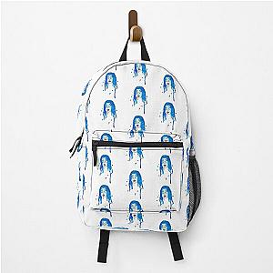 Ashnikko FanArt Stupid Boy Blue Hair Slime Watercolor Backpack