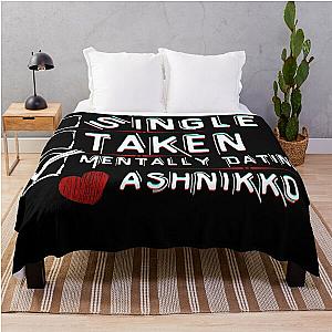 Mentally Dating Ashnikko Throw Blanket