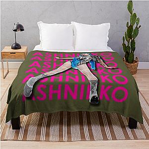 Ashnikko (Pink,Blue) Classic Throw Blanket