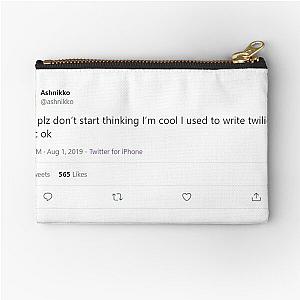 ashnikko tweet Zipper Pouch