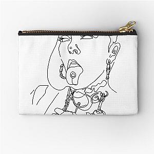 ashnikko line drawing Zipper Pouch