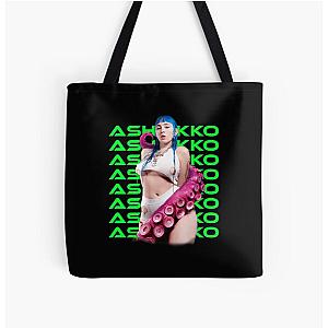 Ashnikko 	 (Pink	 All Over Print Tote Bag