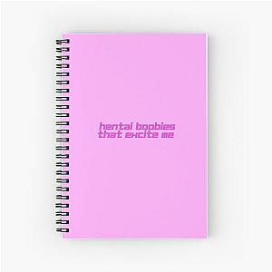 Ashnikko Slumber Party Lyrics: Hentai Boobies That Excite Me Spiral Notebook