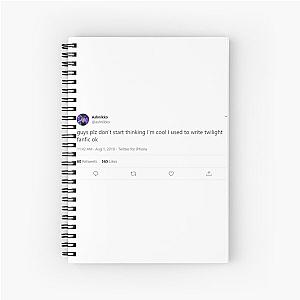 ashnikko tweet Spiral Notebook