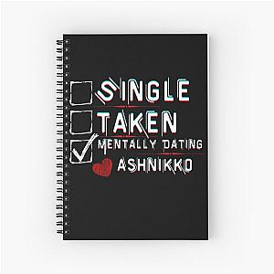 Mentally Dating Ashnikko Spiral Notebook