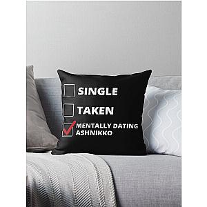 Mentally Dating Ashnikko Throw Pillow