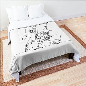 ashnikko line drawing Comforter