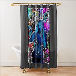 Ashnikko blue devil  Shower Curtain