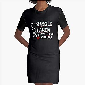Mentally Dating Ashnikko Graphic T-Shirt Dress