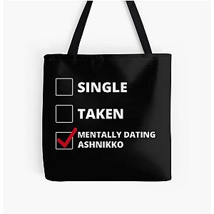 Mentally Dating Ashnikko All Over Print Tote Bag