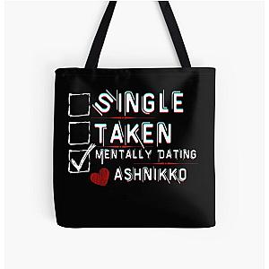 Mentally Dating Ashnikko All Over Print Tote Bag