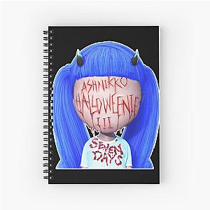 Ashnikko halloween Spiral Notebook