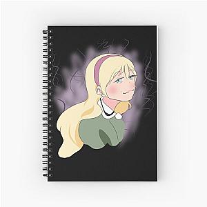 Asobi Asobase - Olivia's Malicious Aura Spiral Notebook