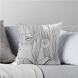 cute girl anime asobi asobase manga throw pillow