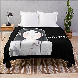 Asobi Asobase Fujiwara Throw Blanket