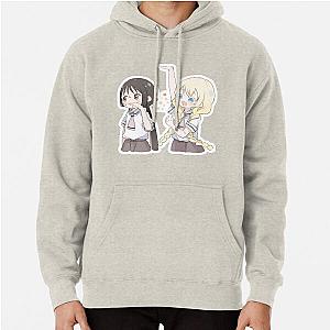 Olivia and Hanako Asobi Asobase Anime Pullover Hoodie