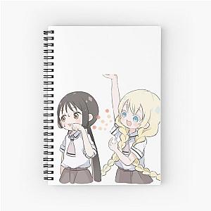 Olivia and Hanako - Asobi Asobase Anime Spiral Notebook