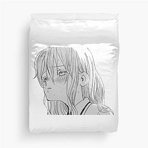 cute girl anime manga asobi asobase Duvet Cover