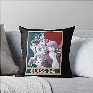 Assassination Classroom Vintage Design Throw Pillow