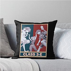 Assassination Classroom Vintage Design Throw Pillow