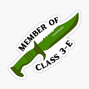Member of Class 3-E Assassination Classroom ID Sticker