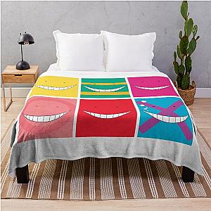 Faces - Assassination Classroom Throw Blanket