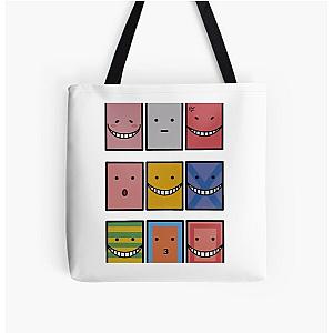 Assassination Classroom Koro Sensei All Faces Tote Bag