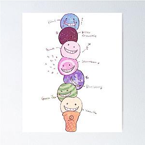 Assassination Classroom Ice Cream Poster
