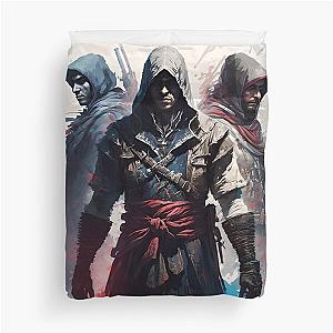 Assassin's Creed - Three Assassins Painting Duvet Cover