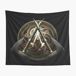 Assassin's Creed Valhalla Shield and Axes Tapestry