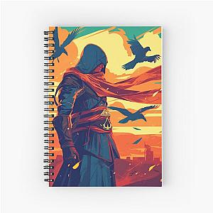 Assassin Travel Poster  Spiral Notebook