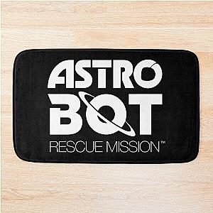 ASTRO BOT Rescue Mission WHITE LOGO Bath Mat