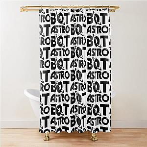 Astro Bot Logo Shower Curtain