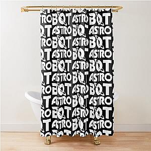 Astro Bot Logo Shower Curtain