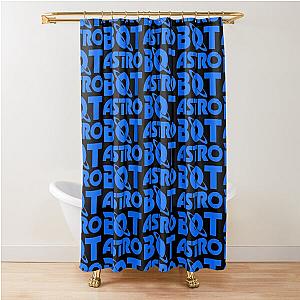 Astro Bot Logo Shower Curtain